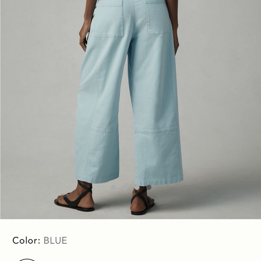 ANTHROPOLOGIE pants . Robin egg blue . Size medium. NWT